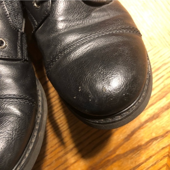 Jump Apparel Men’s J75 Garrison Black Lace-Up Leather Combat Boots Size 8 - Picture 7 of 12